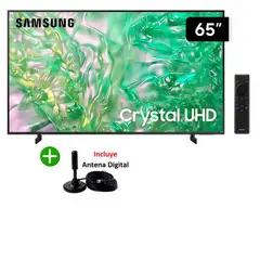 SAMSUNG - TELEVISOR SMART TV UHD 65 CRYSTAL 4K UN65DU8000 + ANTENA
