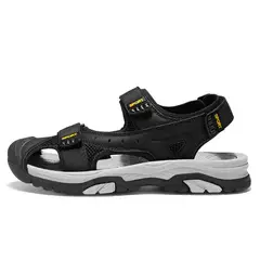 SHANDIAN - Sandalias Hombre Negro