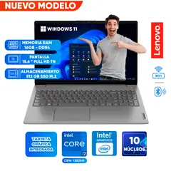 LENOVO - Laptop V15 G4 IRU, Core i7-13620H, 16GB DDR4, 512GB SSD, 15.6 FULL HD TN
