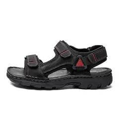 SHANDIAN - Sandalias Hombre Negro