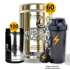 UNIVERSE NUTRITION - Preentreno Kevin Levrone Maryland + Creatina Kevin Levrone de 500gr + regalos