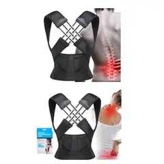 GENERICO - FAJA CORRECTOR DE POSTURA LUMBAR UNISEX
