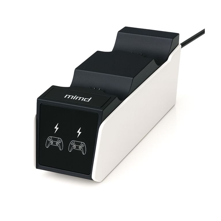 Cargador Para Mandos PS5 Dual Carga Rapida Conexión Tipo C