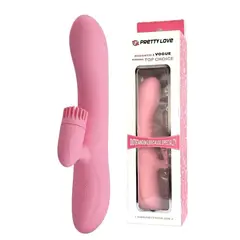 PRETTY LOVE - Vibrador Rabbit Chris 7 Vibraciones 4 Niveles Rotación