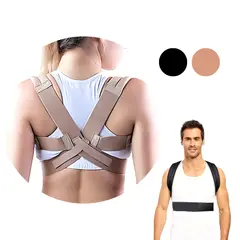 GENERICO - Corrector de Postura Talla L - Beige Ajustable Para Hombre y Mujer