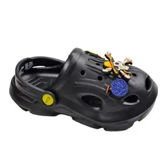 ONE PIECE - Sandalias Niño Clog Casual Luffy Negro