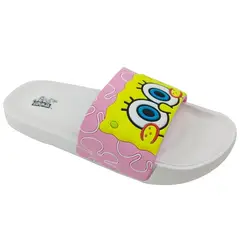 BOB ESPONJA - Sandalias Mujer Playeras Blanco