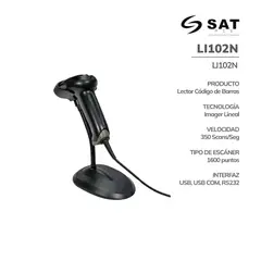SAT PCS - Lector De Código De Barras SAT LI102N