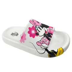 MINNIE - Sandalias Mujer Playeras Mouse Blanco