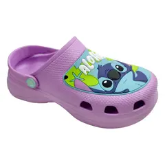 LILO & STITCH - Sandalias Mujer Clog Casual Stitch Lila