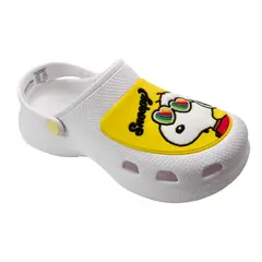 SNOOPY - Sandalias Mujer Clog Casual Blanco