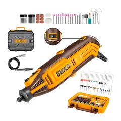 INGCO - Mini Taladro 130w Con 518 Piezas De Accesorios