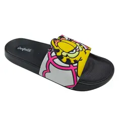GARFIELD - Sandalias Mujer Playeras Negro