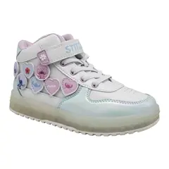 LILO & STITCH - Zapatillas Niña Stitch Botin Blanco Celeste