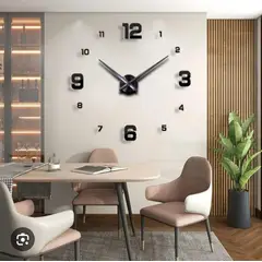 OEM - Reloj De Pared Digital 3d Moderno Y Grande De 110cm color madera