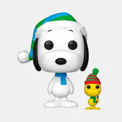 FUNKO - POP TELEVISION PEANUTS - SNOOPY & WOODSTOCK CHRISTMAS