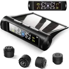 GENERICO - Medidor De Presión De Llantas Solar Externo Sensor Tpms
