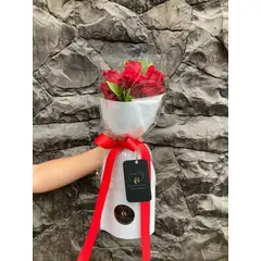 GENERICO - Ramo Escarlata - Rosas - Ramo de flores