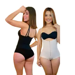 GENERICO - Faja Post Parto Cesárea o Parto Natural Modeladora Alta Compresión Beige S