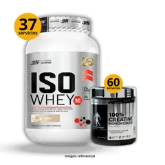 UNIVERSE NUTRITION - Proteína Iso whey 90 de 1kg Vainilla + Creatina Kevin Levrone de 300gr