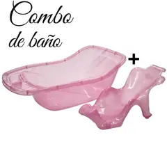 REY PLAST - BAÑERA SUPER COMBO ACUARIUM ROSADO- REY