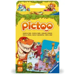 RAVENSBURGER - Juego de cartas Pictoo dinosaurios