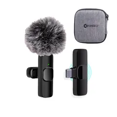 KREED - Micrófono Solapero Inalámbrico Tipo C K8