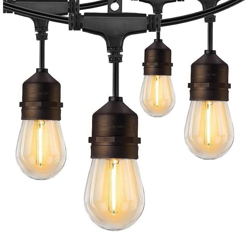 Guirnalda Led Vintage - 15 Bombillas 15 Metros - Jardin Fiestas