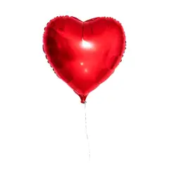 GENERICO - 1 Globo Corazón Rojo con Helio