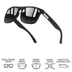 GENERICO - LENTES SOL UV400 POLARIZADAS COLOR NEGRO UNISEX