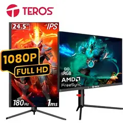 TEROS GAMING - Monitor GAMING Teros 2474G 245 FULL HD 180hz 1MS DP HDMI