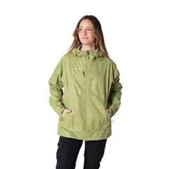 LENGA - Casaca Impermeable Mujer Hydra-Pro Traumen Verde