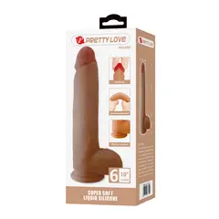 PRETTY LOVE - Dildo Realista Mendel 26 cm Super Grueso Silicona
