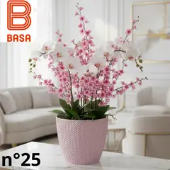 BASA - MACETA TEJIDA PETUNIA NRO 25 Rosado -