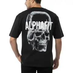 ALPHA FIT - Polo Oversize Algodón - Polo deportivo - Ropa Deportiva Gym - Alphafit