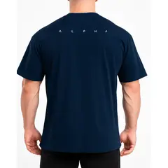 ALPHA FIT - Polo Oversize Algodón - Polo deportivo - Ropa Deportiva Gym - Alphafit