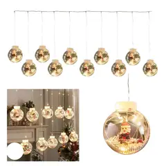 GENERICO - Luces navideñas esfera con figuras de navidad 3mts