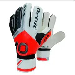 ORBIT - Guantes de Arquero con Varilla conecto blanco con rojo talla 9