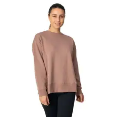 LENGA - Chompa Mujer Cuello Redondo Tejido Suave - Rayen Rosado