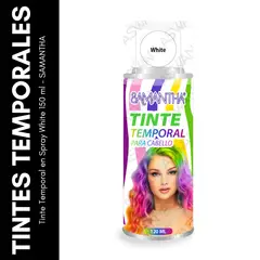 GENERICO - Tinte Temporal en Spray White 120 ml - SAMANTHA
