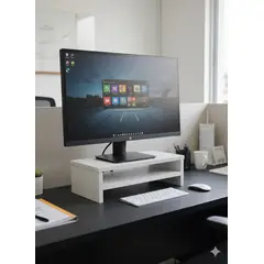 GENERICO - Base soporte para monitor Niebla