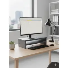 GENERICO - Base soporte para monitor Plomo