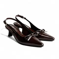 LB LIBBY CALZADOS Y ACCESORIOS - ZAPATOS STILETTOS PARA DAMAS TACO 5 COLOR MARRÓN