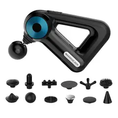 VICTORIA - Masajeador de Percusión Han PowerFlex 12 Cabezales Recargable y Silencioso