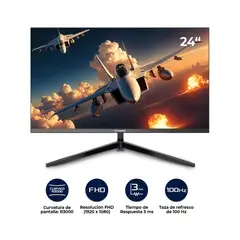 MICRONICS - Monitor Curvo Gaming 24 100Hz FHD Brickell MIC DG24FC-100