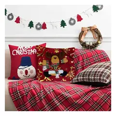 ANIMALIA - Funda Interior Rombo en Rojo Dorado Y+Ligas de Regalo