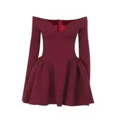 GENERICO - Vestido Bordeaux Charm
