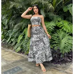 GENERICO - CONJUNTO PARA MUJER FLOREADO