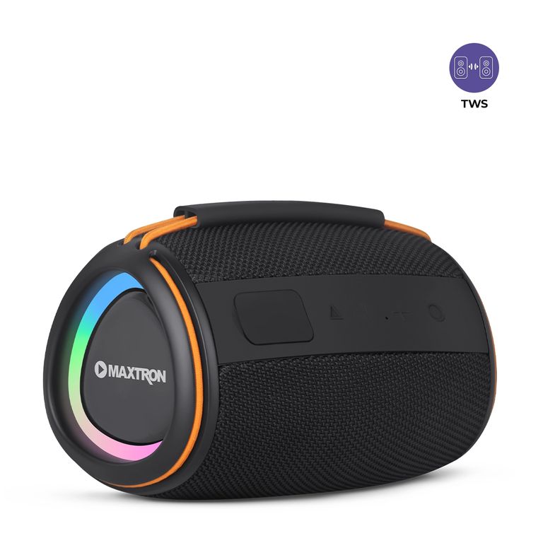 Parlante portátil BT TWS LUZ RGB FM Boomer 1 MX301