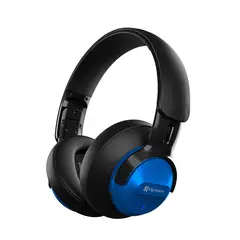 KLIP XTREME - AUDIFINO BLUETOOTH HI-FI CON CANCELACION DE RUIDO NEGRO AZUL KLIPXTREME KNH-750BL